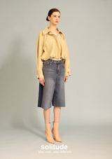 Bubble Cropped Nylon Jacket