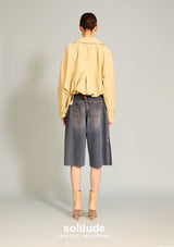 Bubble Cropped Nylon Jacket