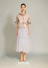 Powder Blue Faux Leather Jacket