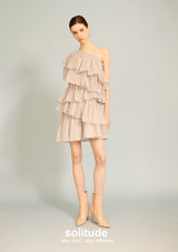 Grey One-shoulder Dress