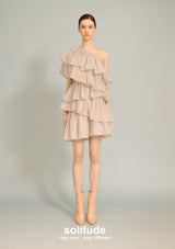 Grey One-shoulder Dress