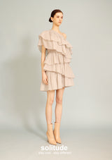 Grey One-shoulder Dress