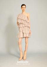 Grey One-shoulder Dress