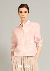 Embroidered Striped Shirt