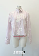 Embroidered Striped Shirt