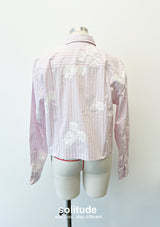 Embroidered Striped Shirt