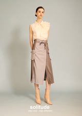 Off-white Ruffles Trimmed Sleeveless Shirt