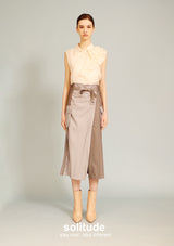 Off-white Ruffles Trimmed Sleeveless Shirt