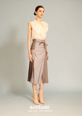 Off-white Ruffles Trimmed Sleeveless Shirt