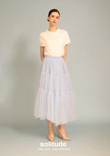 White Flowers Patches Top