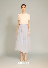 White Flowers Patches Top