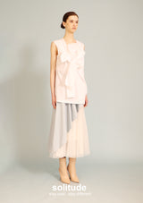 White Big Bow Sleeveless Top