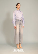 Ruffles Trimmed Woven Shirt