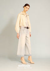 Rice Double Layer Cropped Jacket