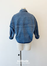 Washed Denim Shirt Jacket