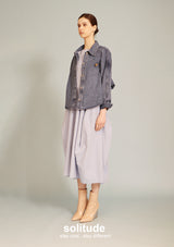 Washed Denim Shirt Jacket