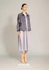 Washed Denim Shirt Jacket