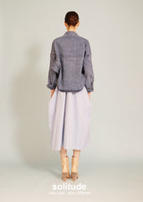 Washed Denim Shirt Jacket