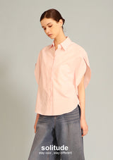 Pink Butterfly Sleeveless Shirt