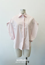Pink Butterfly Sleeveless Shirt