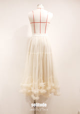 Tiered Spiral Cotton Skirt