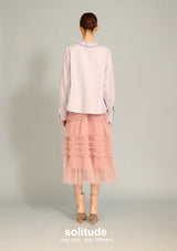 Tuffles Trimmed V-neck Top