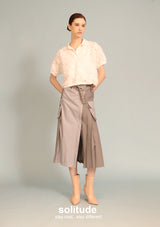 White Stylish Polo Top