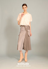 White Stylish Polo Top