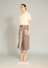 White Stylish Polo Top