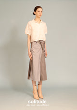 White Stylish Polo Top