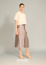 White Stylish Polo Top