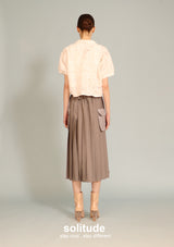 White Stylish Polo Top