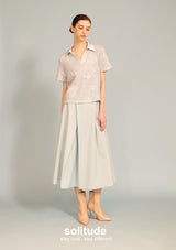 Pastel Blue Woven Skirt