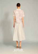 Pastel Blue Woven Skirt