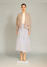 Grey Double Layer Army Jacket