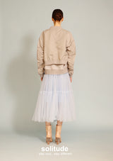 Grey Double Layer Army Jacket