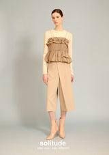 Camisole with Yellow Tee Set