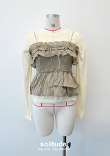 Camisole with Yellow Tee Set