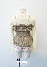 Camisole with Yellow Tee Set