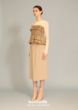 Camisole with Yellow Tee Set