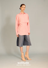 Pink Stylish Oversized Shirt