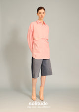 Pink Stylish Oversized Shirt