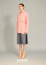 Pink Stylish Oversized Shirt