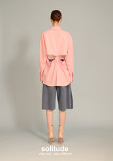 Pink Stylish Oversized Shirt