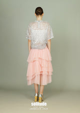 Silver Bling Bling Woven Top