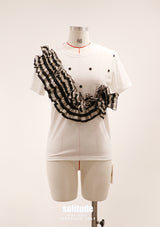 Detachable Trimes White Top