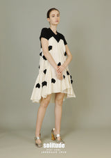 Mixed Fabrics & Patches T-shirt Dress