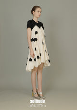 Mixed Fabrics & Patches T-shirt Dress