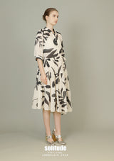 Spring Floral Printed Dress