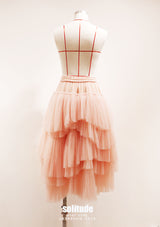 Pink Asymmetrical Tutu Skirt